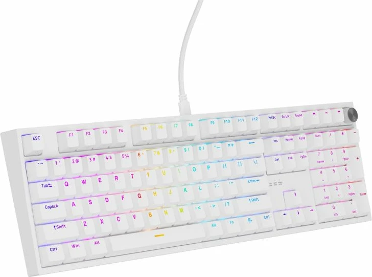 Tastierë mekanike Genesis NKG-2300, e bardhë