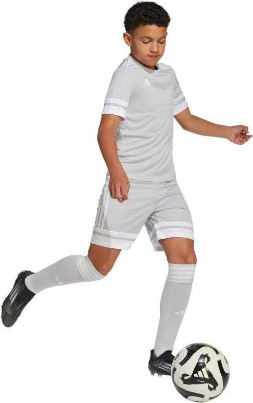 Shorce për fëmijë adidas, të hirtë