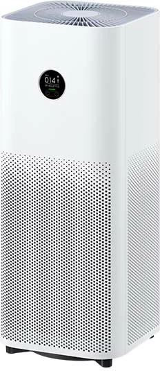 Pastrues ajri Xiaomi Mi Smart Air Purifier 4 Pro 50 W, mbulim 35-60 m², HEPA + karbon aktiv, ionizues, OLED, Wi‑Fi, i bardhë
