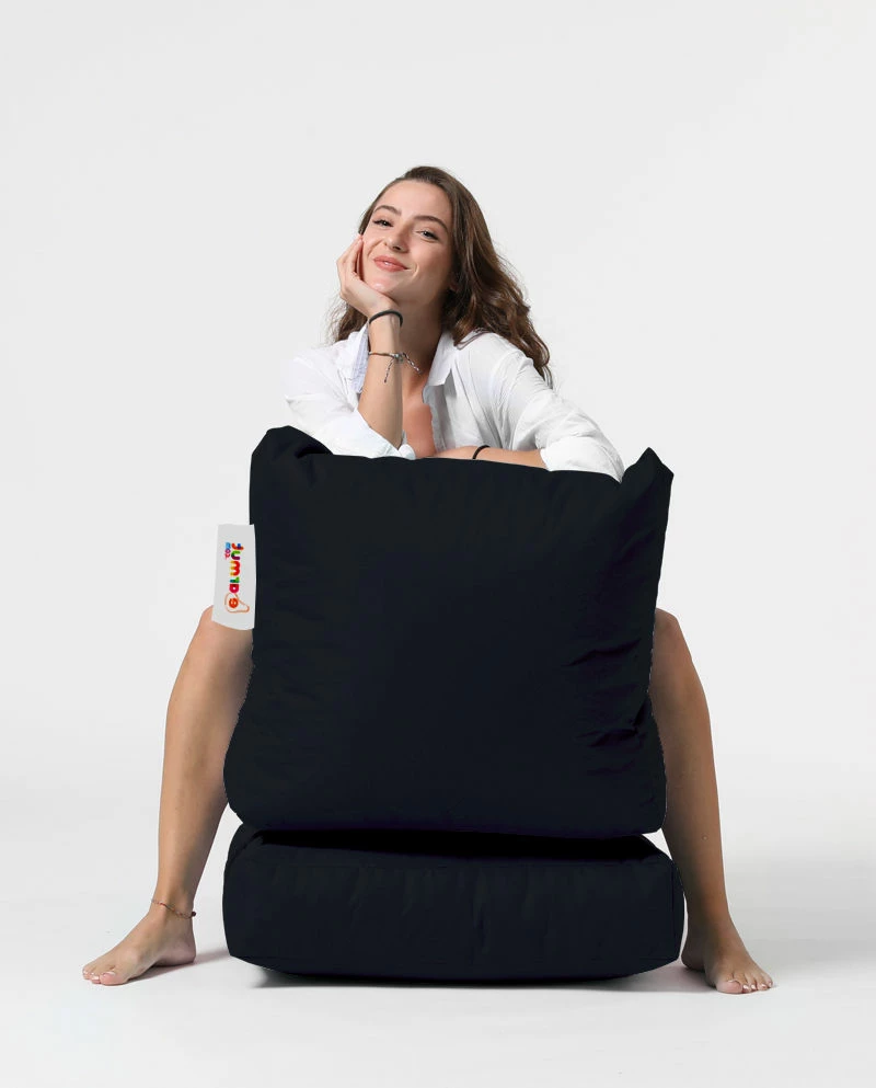 Puf për kopsht, Atelier del Sofa, Siesta Sofa Bed, ngjyrë e zezë