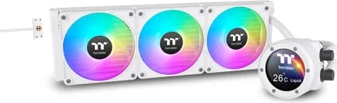 Kasë ujore Thermaltake TH360 V2 Ultra EX ARGB, 3 ventilatorë, Snow Edition, e bardhë