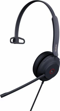 Kufje Yealink UH37 Mono Teams, me mikrofon, USB + 3.5mm, kabllo 1.2m, mono, zezak