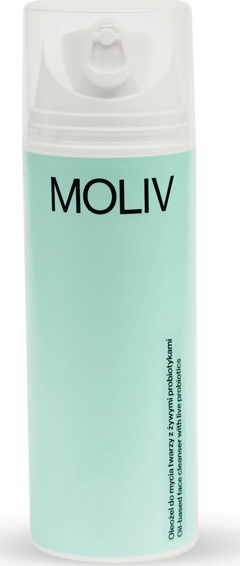 Xhel vajor pastrues fytyre MOLIV Oleożel me probiotikë të gjallë 150 ml, mint