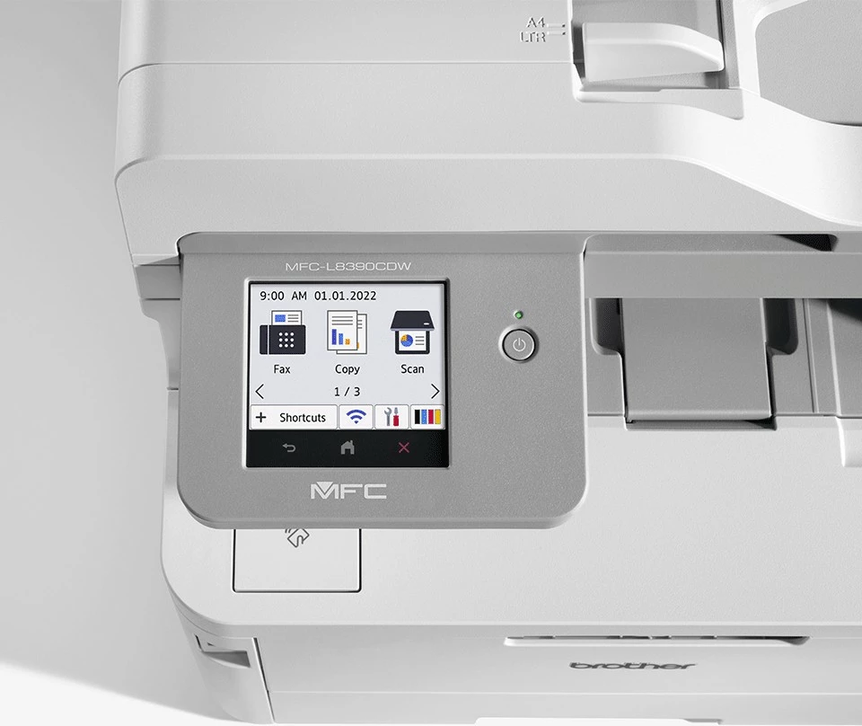 Printer multifunksional Brother MFC-L8390CDW, LED, printim me ngjyra, A4, i bardhë