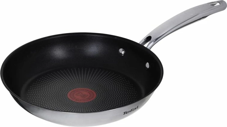 Tiganë Tefal Duetto+ G732S255, inox/zeza, set 2 copë (24/28 cm)