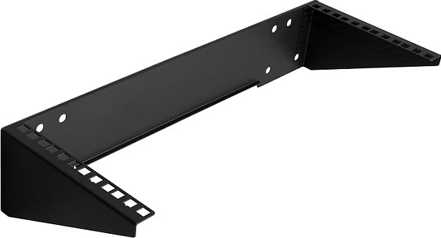 Rack 19" LogiLink 4U për mur/nën tavolinë, i zi