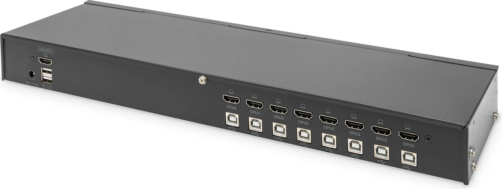 Switch KVM Digitus Desktop 8-Port HDMI, 4K UHD, Single View, USB, i zi