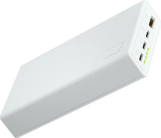 Powerbank Green Cell PBGC03SW, 20000 mAh, LiPo, i bardhë