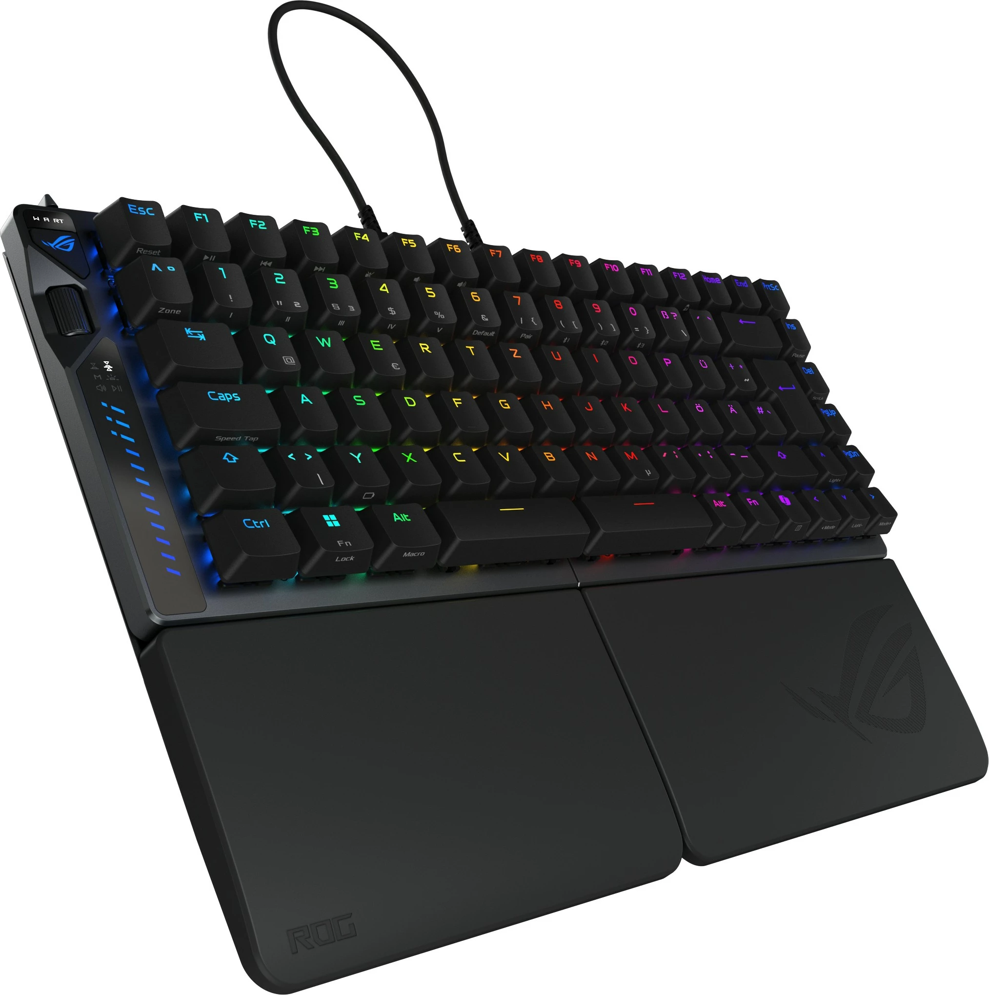 Tastierë ASUS ROG Falcata, mekanike, RGB, DE layout, e zezë
