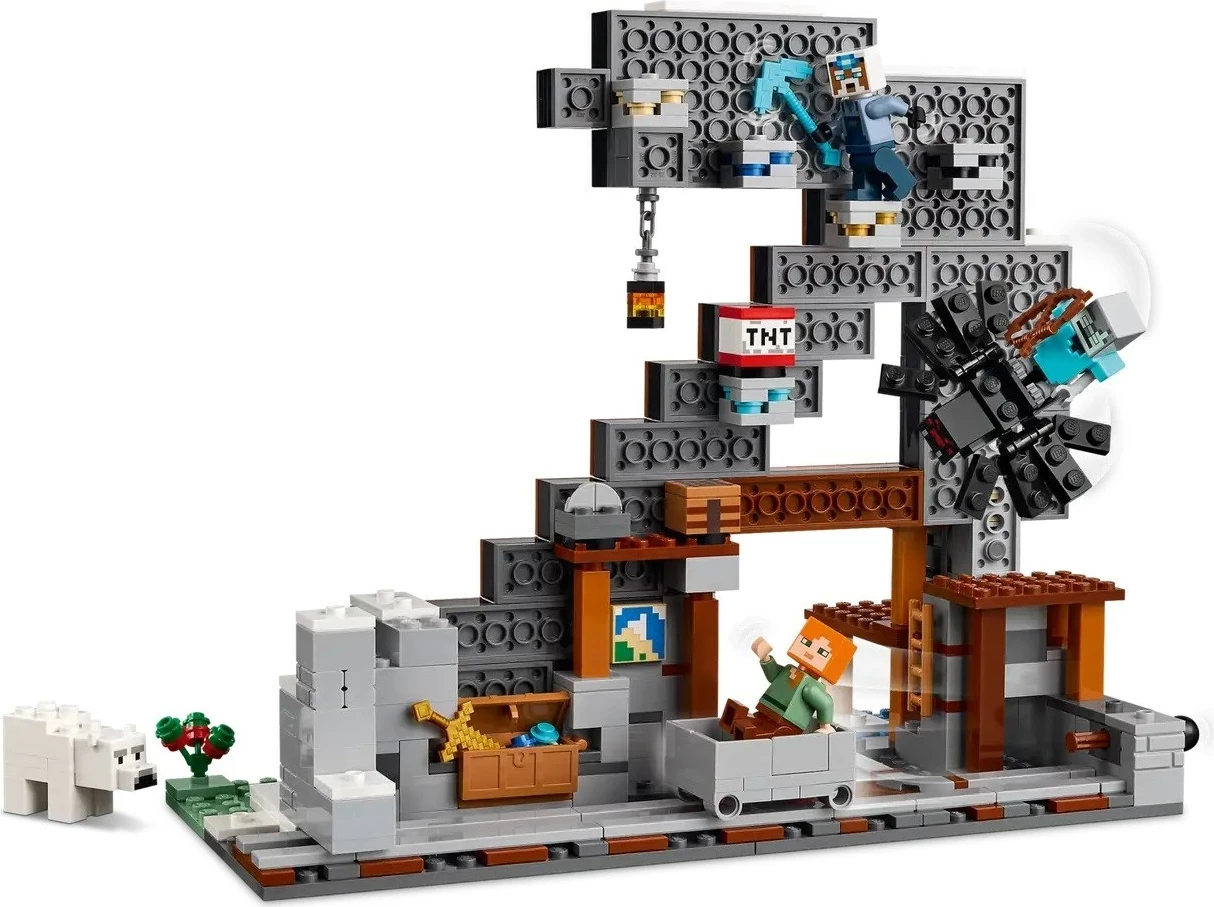 Set LEGO Minecraft 21277 The Pickaxe Mine, 530 pjesë