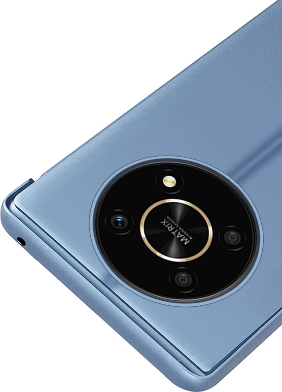 Mbështjellës Hurtel Clear View Case për Honor X9/X9 5G/X30/Magic4 Lite, i zi, flip cover