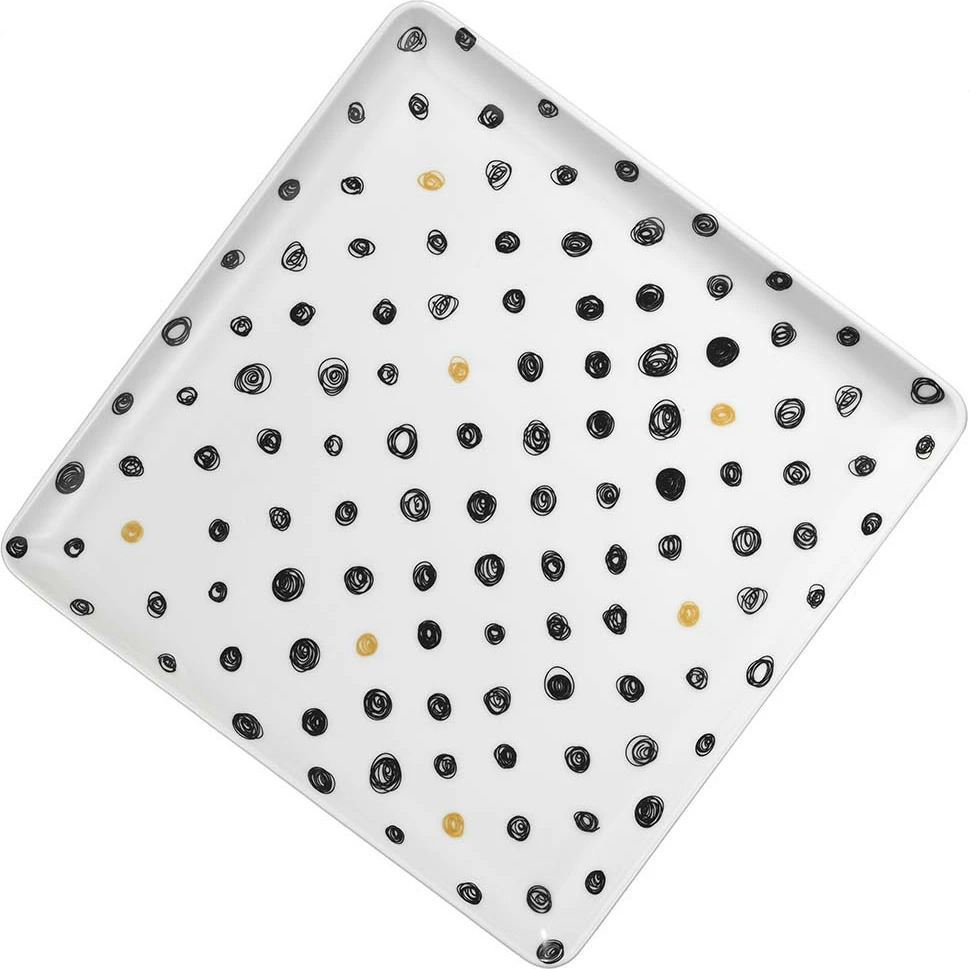 Set pjatash shërbimi, shumëngjyrëshe, 18 copë, Hermia Concept, TAN18Y643011122