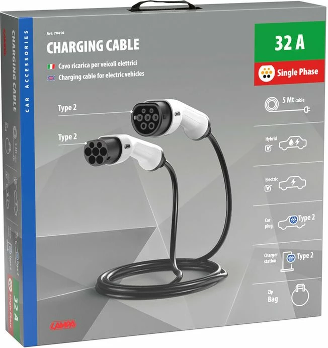 Kablla Mbushes Baterie Makina Elektrike 1fazore 32a 5m