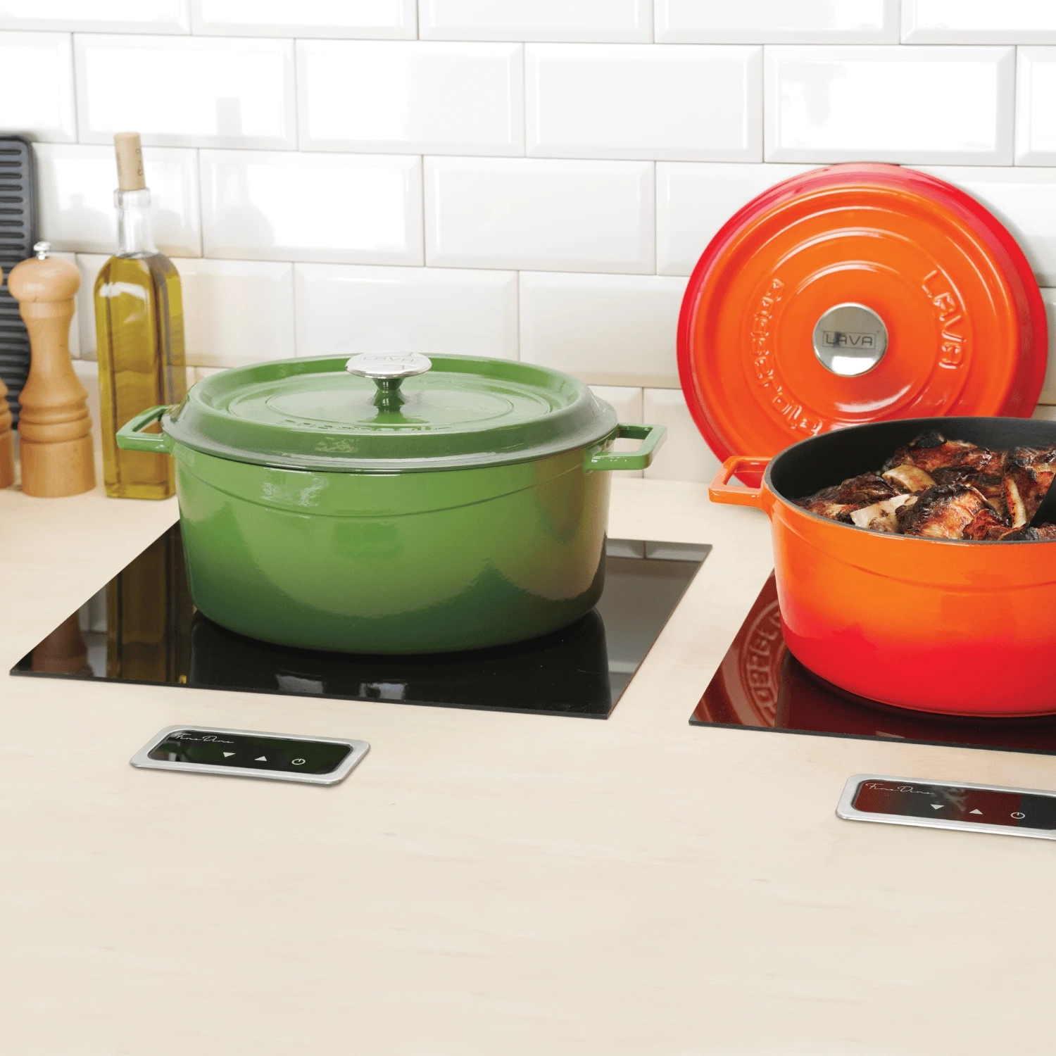 Pllakë induksioni e inkorporueshme, Fine Dine, 1000 W, 350x350 mm, e zezë