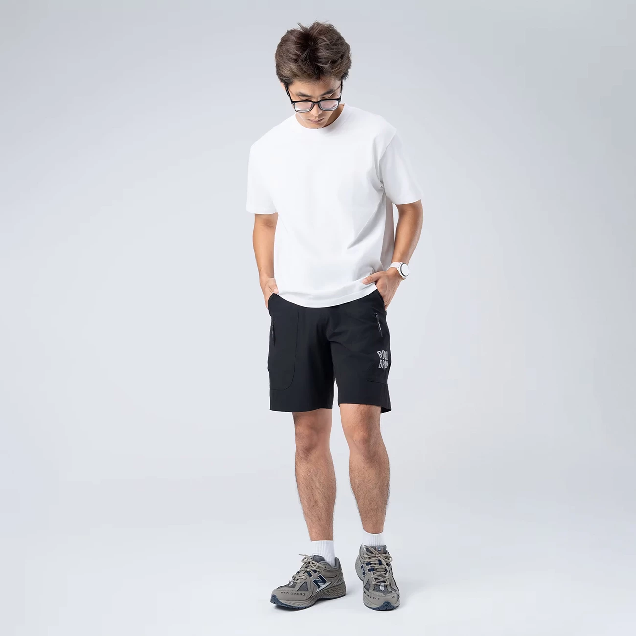 Shorce sportive Rockbros YDDK015, madhësi M, me rrip, xhepa me zinxhir YKK, të zeza