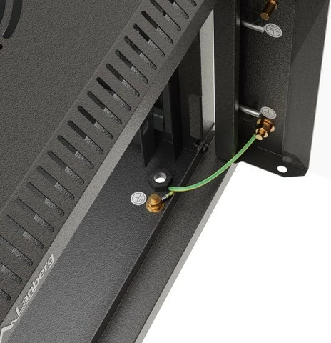 Kasë RACK LANBERG 10" 9U 300x300mm, e zezë, dyer xhami