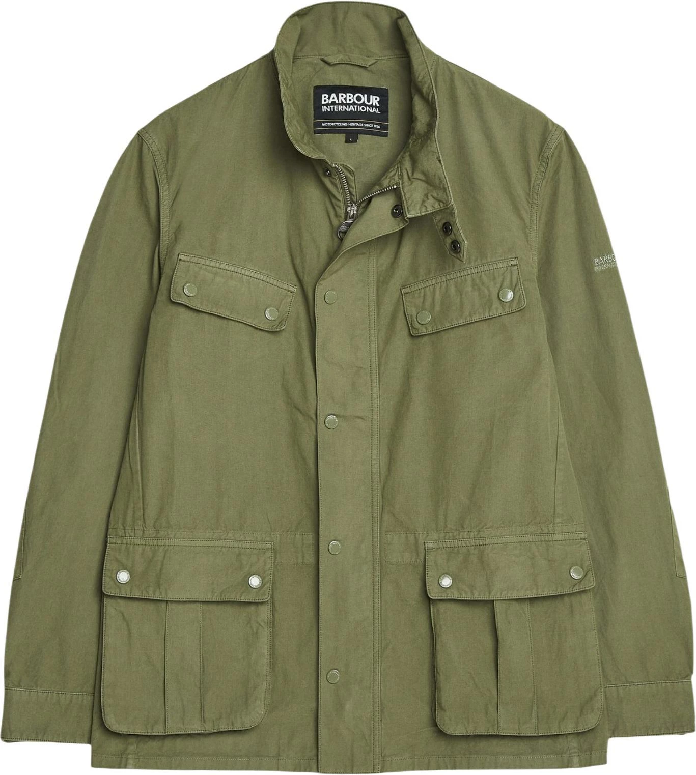 Jakne për meshkuj Barbour Duke Casual MCA1100, e gjelbër ulliri [Madhësia: M]