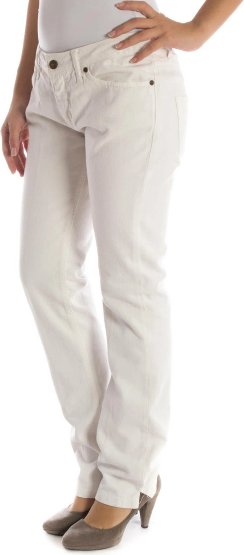 Pantallona UP STAR femra, të bardha