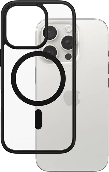 Mbështjellës PanzerGlass HardCase për iPhone 16 Pro, MagSafe, zi
