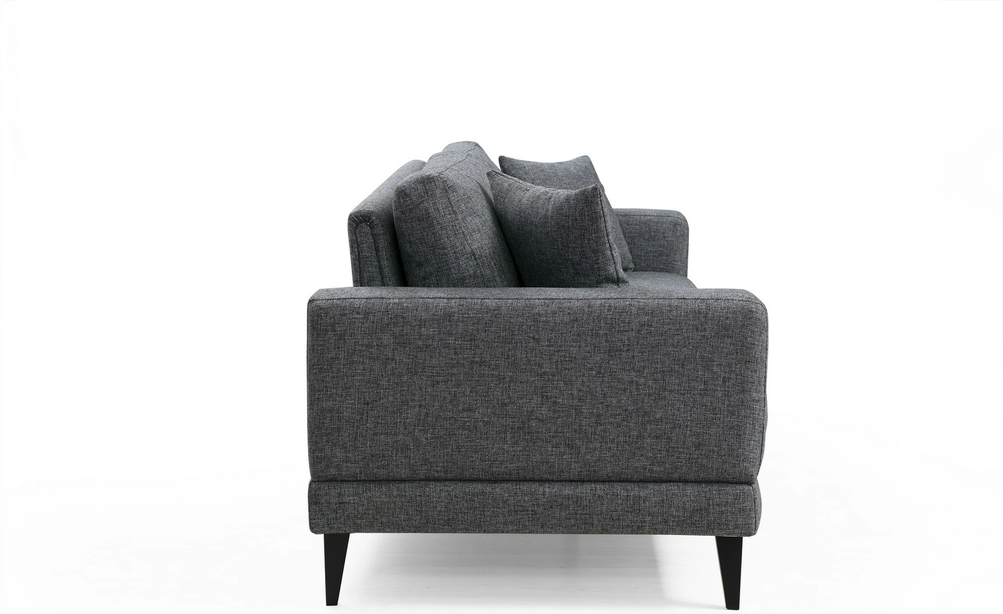 Divan-krevat treshe, ngjyrë gri e errët, Atelier del Sofa Nordic