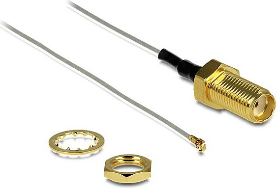 Kabllo antene DeLOCK 88814, 2 m, MHF IV (I-PEX) në HSC MXHP32, gri