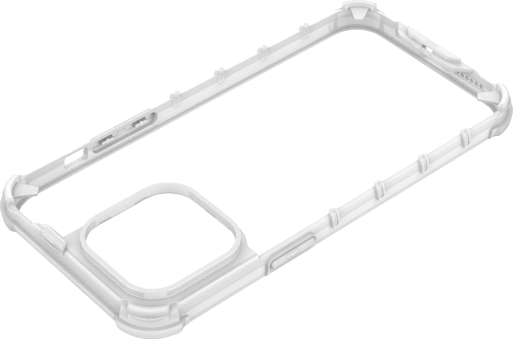 Mbështjellës Hurtel Ombre Protect Case për iPhone 13 Pro Max, rozë-kaltër