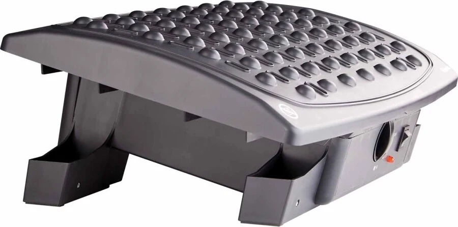 Mbështetëse këmbësh Fellowes Ergonomics professional cooling and heating, e zezë