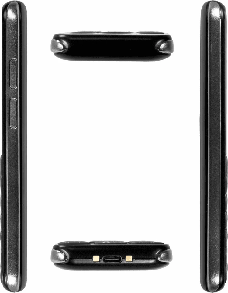 Telefon me butona EVOLVEO EasyPhone LT 4G 2.8\" Dual Nano SIM SOS GPS/Wi‑Fi, 128MB, 1200mAh, me dock karikimi, i zi