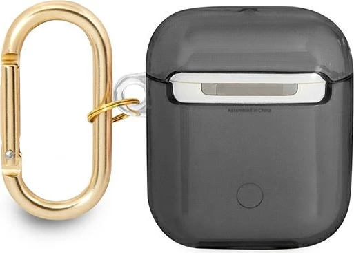 Mbështjellës Guess GUA2HHTSK për AirPods 1/2, Strap Collection, i zi