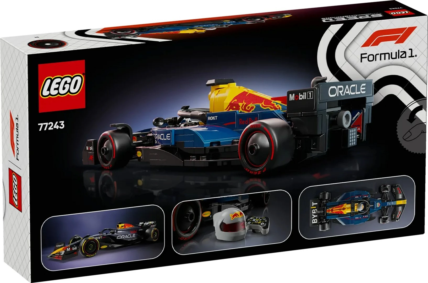 Set LEGO Speed Champions Oracle Red Bull Racing RB20 F1, 77243, 251 pjesë, me minifigurë