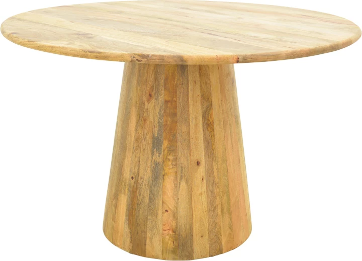 Tavolinë Rahma, dru mango i fortë, ngjyrë natyrale, 120x77cm