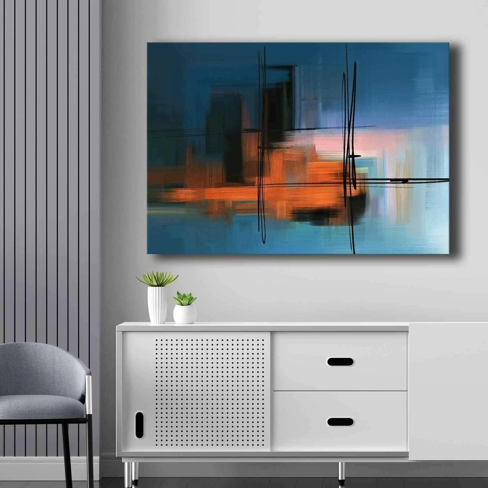 Pikturë dekorative në kanavacë, Wallity, 70100NISC-021, 70x100cm