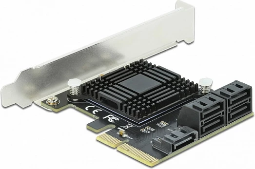 Kartelë PCIe DeLOCK, 5x SATA 6Gb/s, low profile