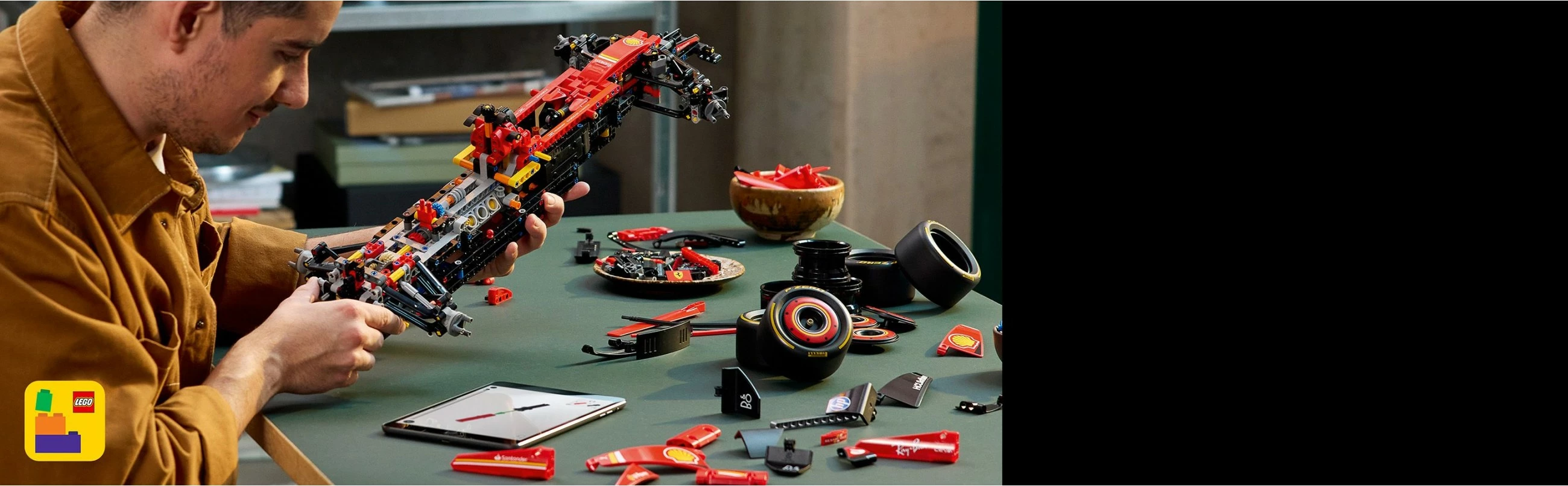 Set ndërtimi LEGO Ferrari SF-24 F1, 1361 pjesë, plastikë, shumëngjyrësh