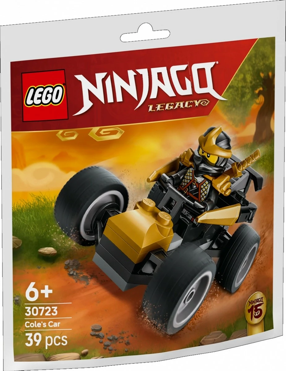 set ndërtimi LEGO Ninjago 30723 Makina e Cole, 39 pjesë, minifigurë