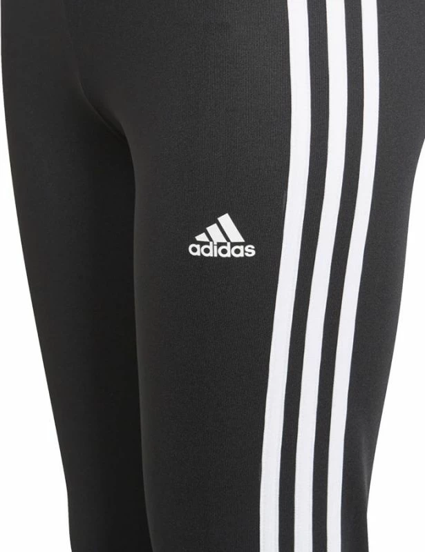 Hellonke për vajza adidas D2M 3 Stripes Tight Jr, të zeza [Madhësia: 170 cm]