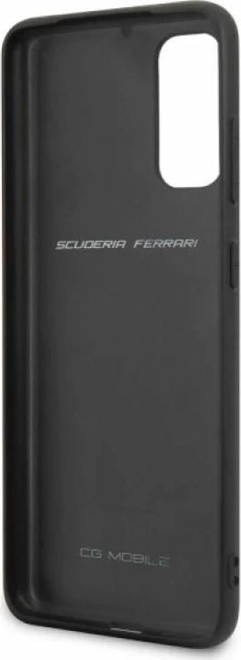 Kapak telefoni Ferrari Hardcase FEHQUHCS62RE Heritage për Samsung Galaxy S20 G980, i kuq