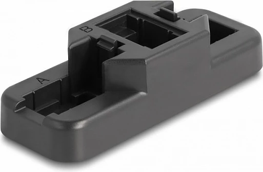 Modul Keystone DeLOCK LSA RJ45/RJ11 Cat.6, set 3 copë, zi/bardhë