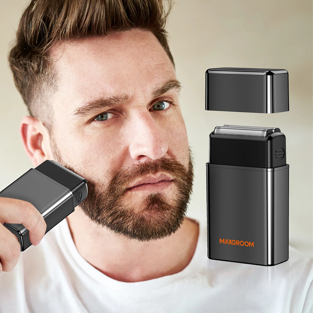 Makinë rroje elektrike 2-n-1 MAXGROOM M-5580, 7000RPM, USB-C, IPX6, 300mAh, e zezë