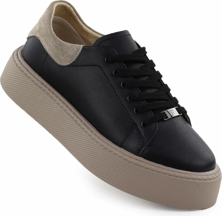 Atlete platforme femra Filippo DP6119, të zeza