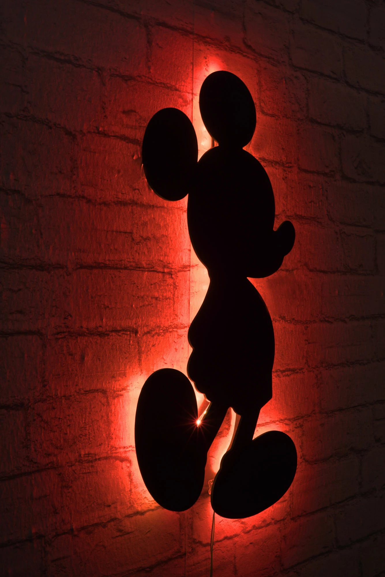 Dritë dekorative LED Mickey Mouse, e kuqe, Wallity