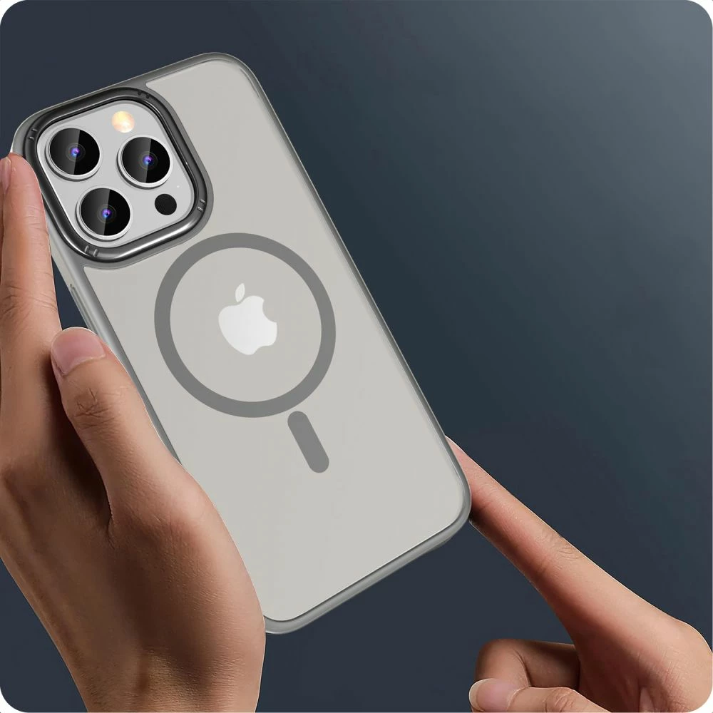 Mbështjellës Tech-Protect MagMat 2 për iPhone 15 Pro, MagSafe, titanium mat