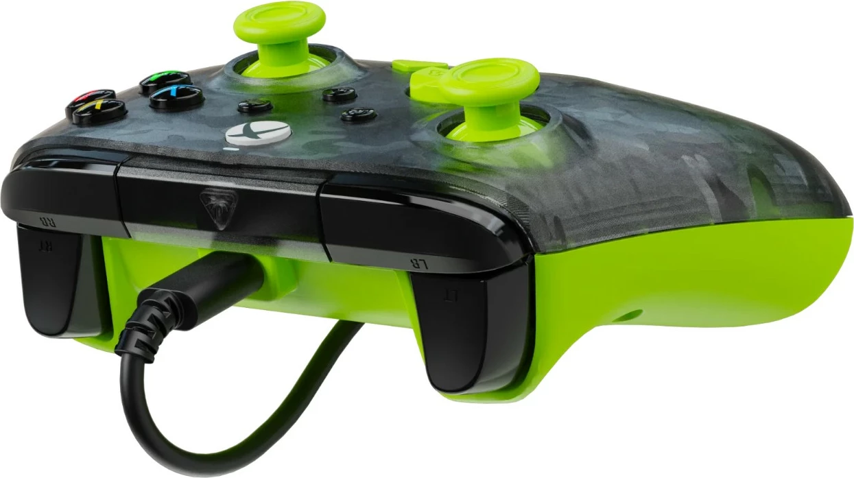 Kontroller me kabllo Turtle Beach Rematch Core për Xbox/PC, Camo zi/verdhe