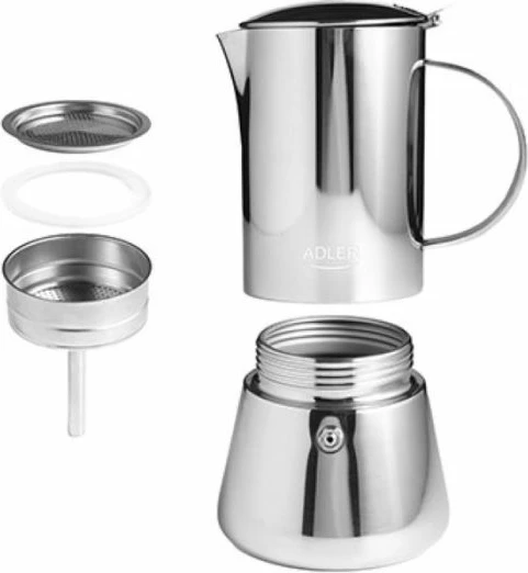 Kafetiere espresso ADLER AD4417 620 ml, inox