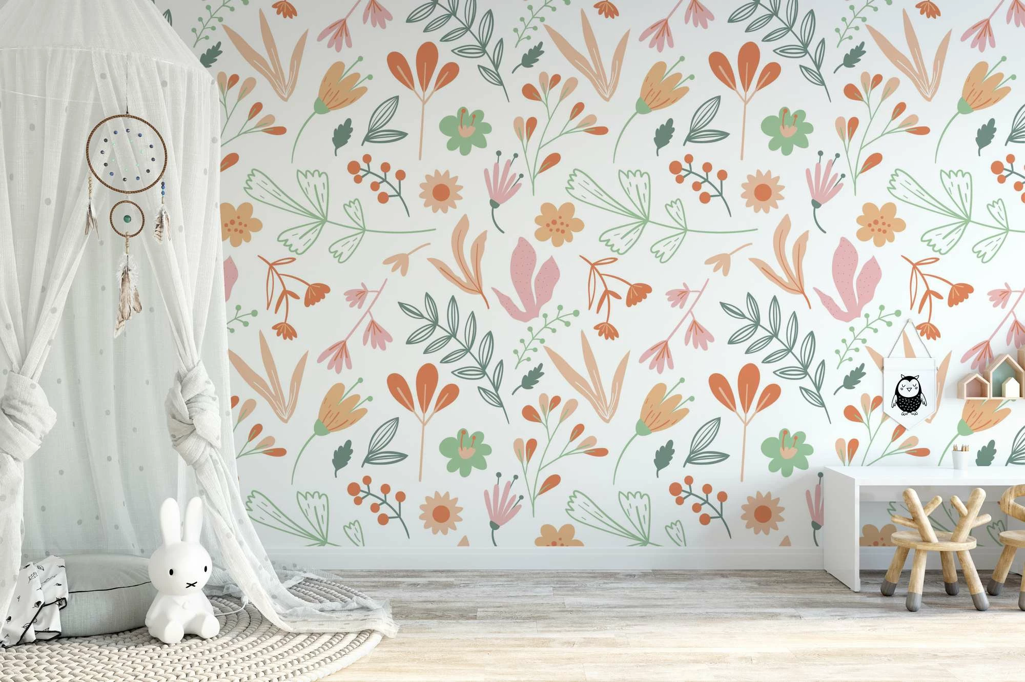 Sticker dekorativ për mur Wallity, shumëngjyrësh, MDK-00145, 100x100cm