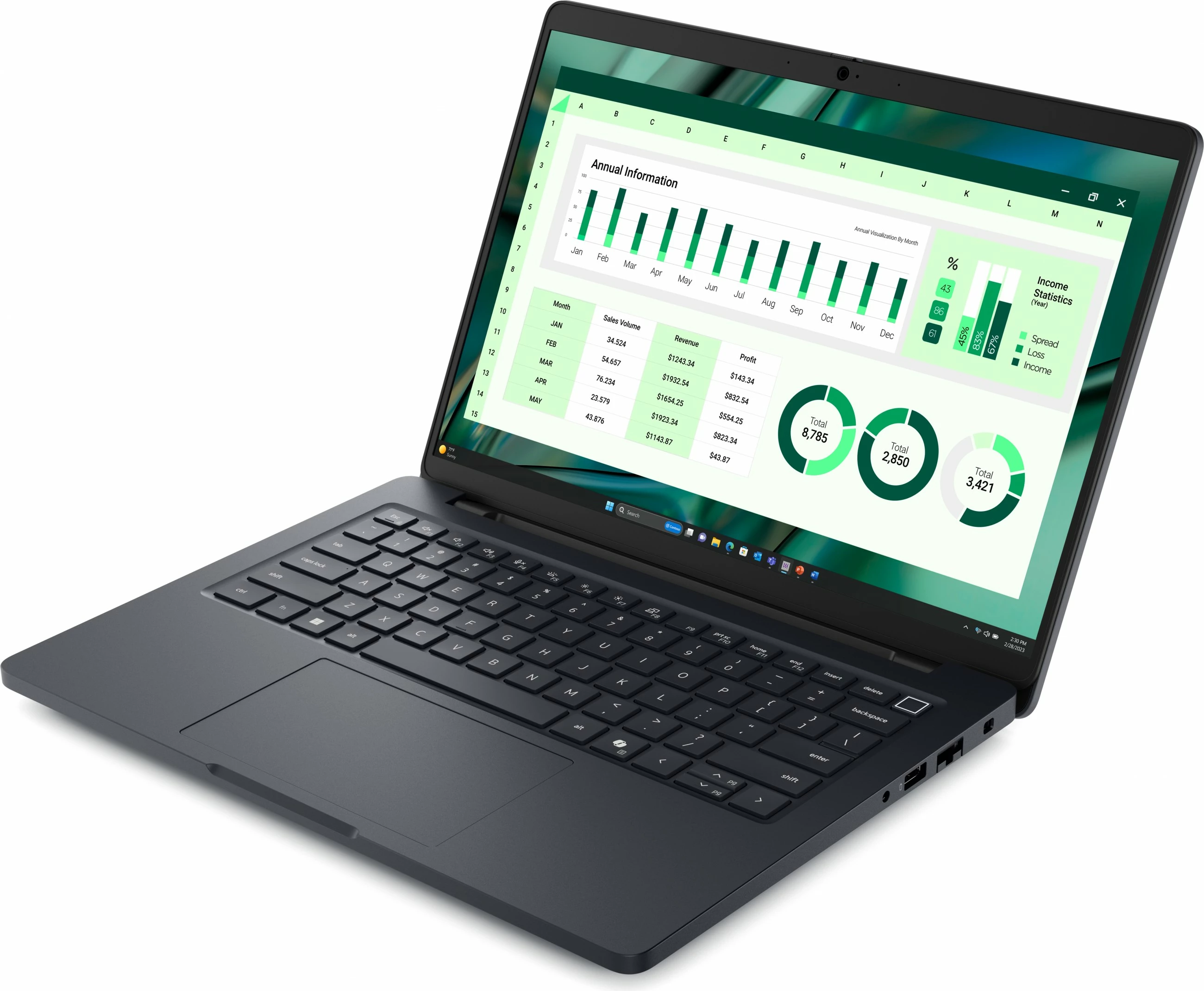 Laptop Dell Pro Max 14 MC14250, U7-265H, 16GB, 512GB SSD, 14" FHD+, Windows 11 Pro, e zezë