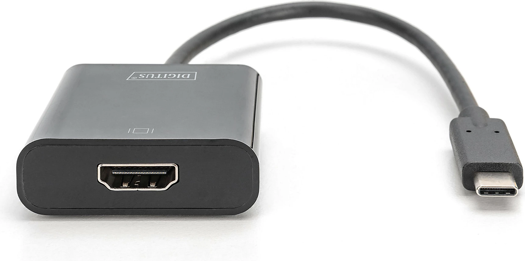 Adapter video Digitus USB-C në HDMI, i zi