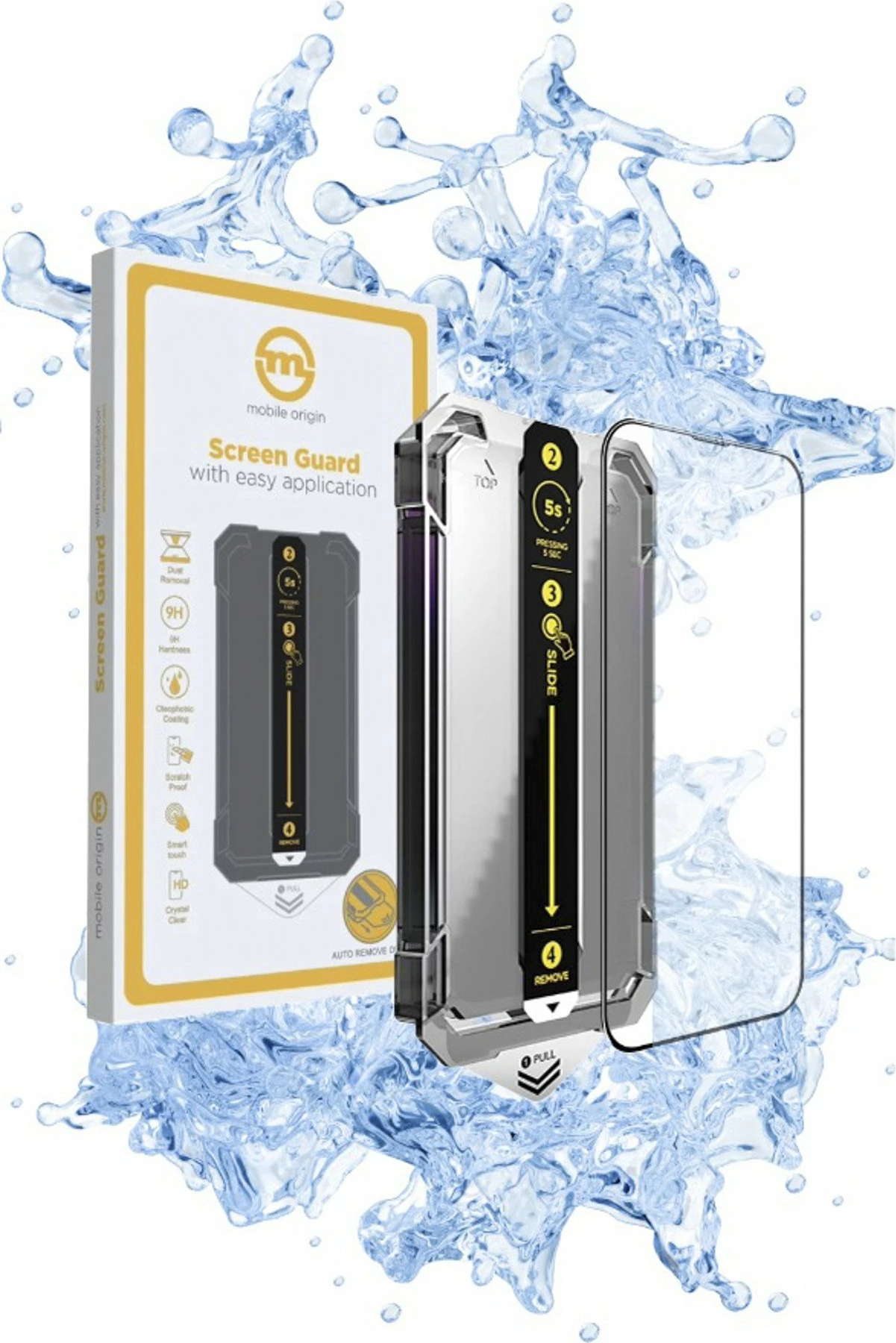 Xham mbrojtës Mobile Origin Screen Guard për iPhone 12 Pro, 0.33mm, 9H, aplikim i lehtë