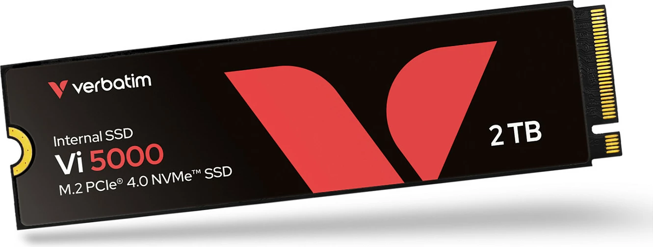 SSD Verbatim Vi5000, M.2 NVMe PCIe 4.0, 2TB, 5000MB/s, e zezë