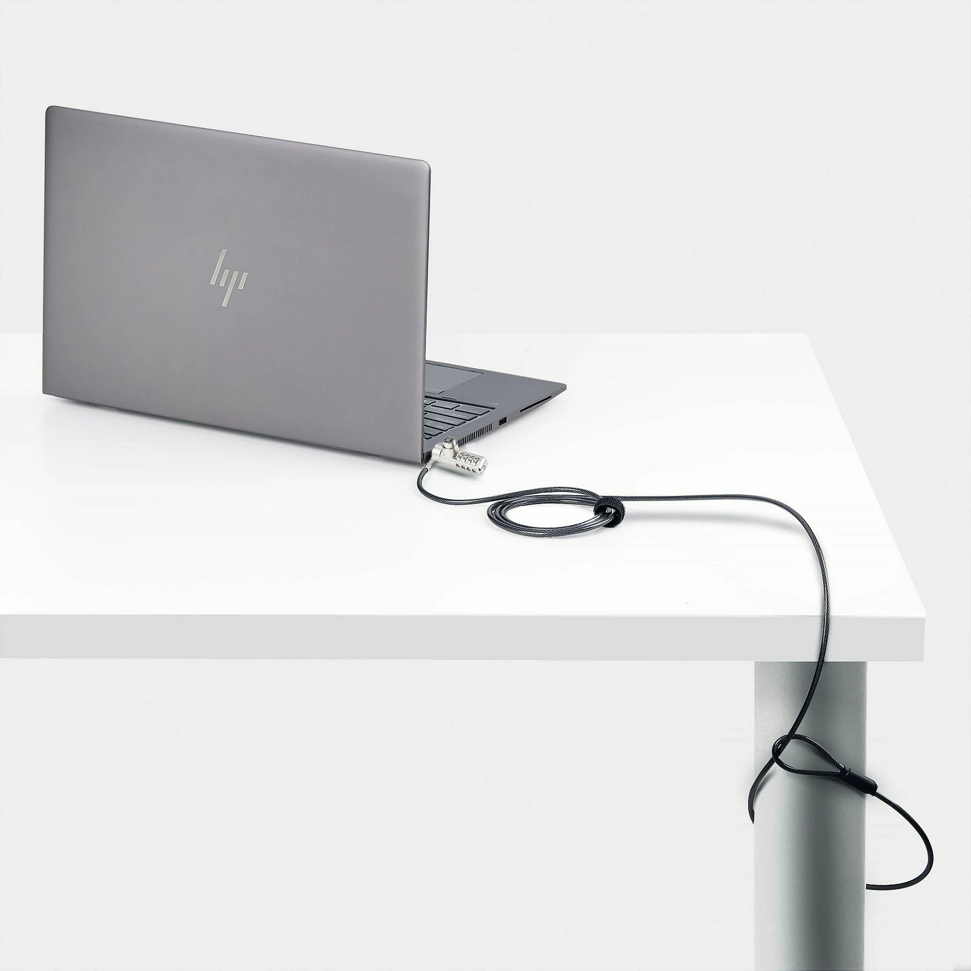Kablollok sigurie për laptop StarTech, Kensington, 2 m, 10 copë, me çelës dhe kod, zi/çelik